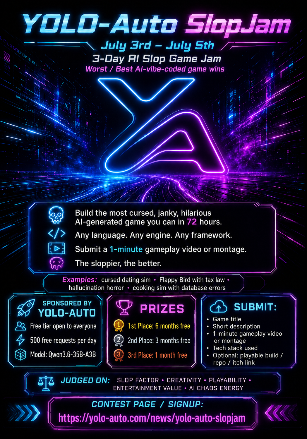 YOLO-Auto SlopJam poster